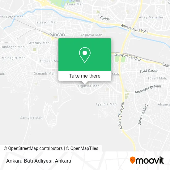 Ankara Batı Adlıyesı map