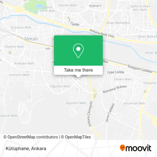Kütüphane map