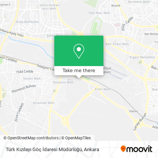 Türk Kızılayı Göç İdaresi Müdürlüğü map