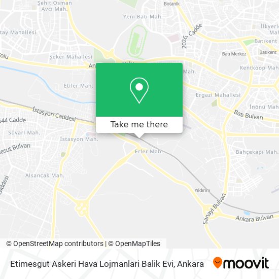 Etimesgut Askeri Hava Lojmanlari Balik Evi map