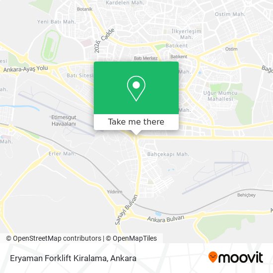 Eryaman Forklift Kiralama map