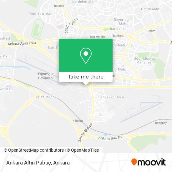 Ankara Altın Pabuç map
