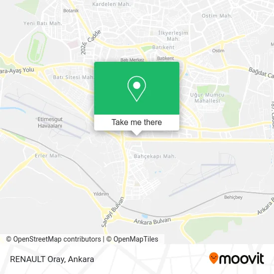 RENAULT Oray map