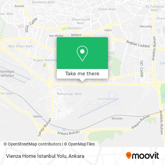 Vienza Home İstanbul Yolu map