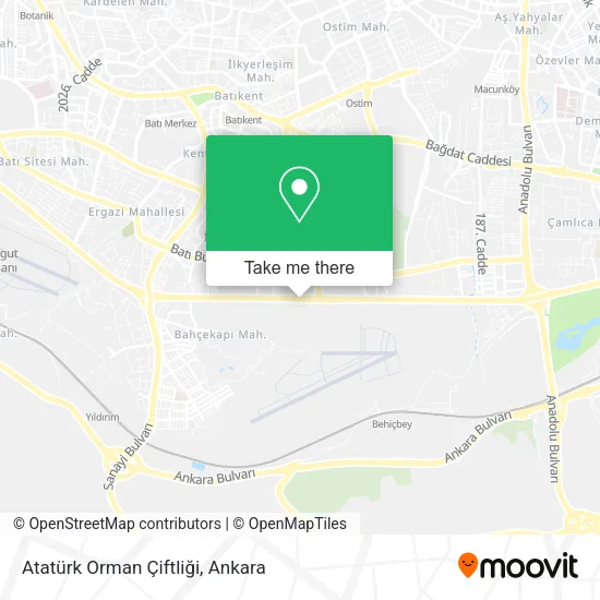 Atatürk Orman Çiftliği map