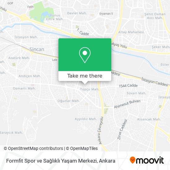 Formfit Spor ve Sağlıklı Yaşam Merkezi map