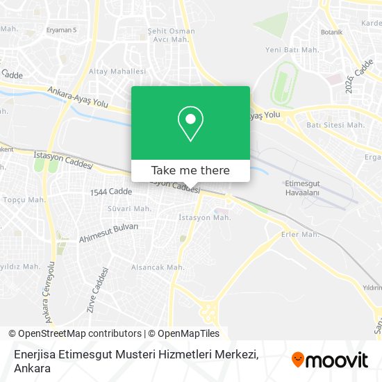 Enerjisa Etimesgut Musteri Hizmetleri Merkezi map