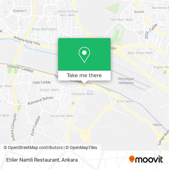 Etiler Namli Restaurant map