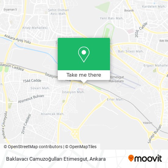 Baklavacı Camuzoğulları Etimesgut map