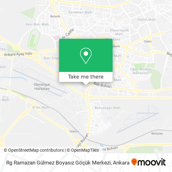 Rg Ramazan Gülmez Boyasız Göçük Merkezi map