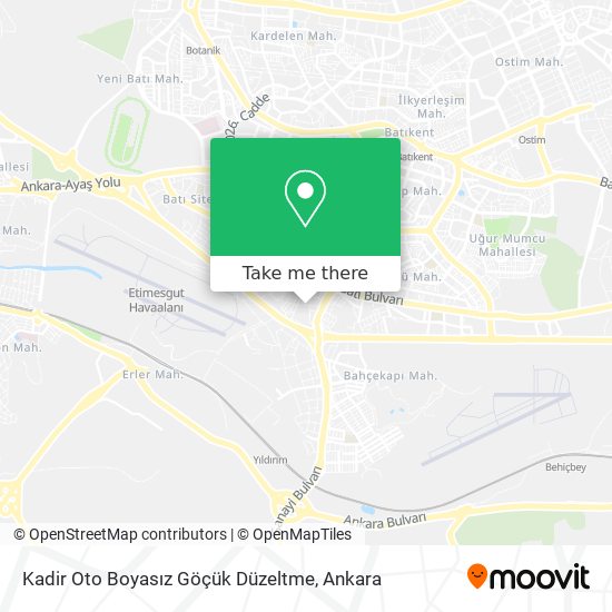 Kadir Oto Boyasız Göçük Düzeltme map