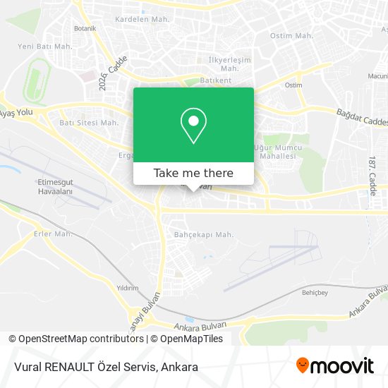 Vural RENAULT Özel Servis map