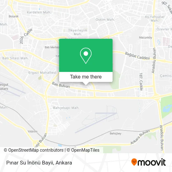 Pınar Su İnönü Bayii map