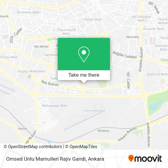 Omsed Unlu Mamulleri Rajiv Gandi map