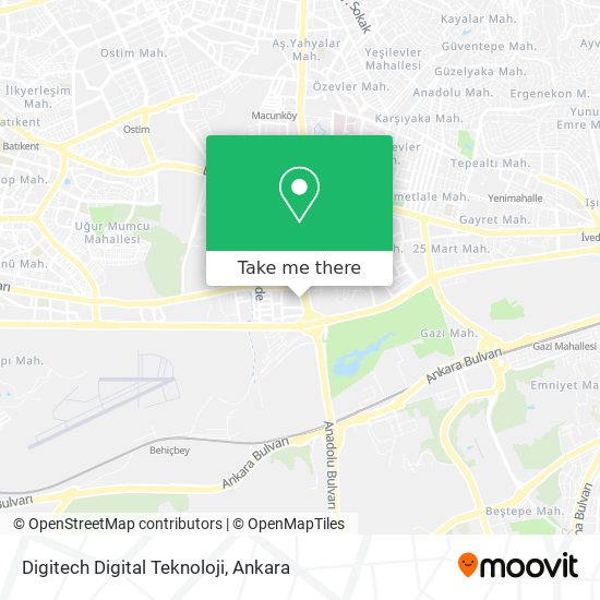Digitech Digital Teknoloji map