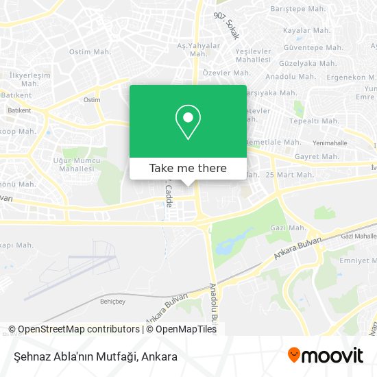 Şehnaz Abla'nın Mutfaği map