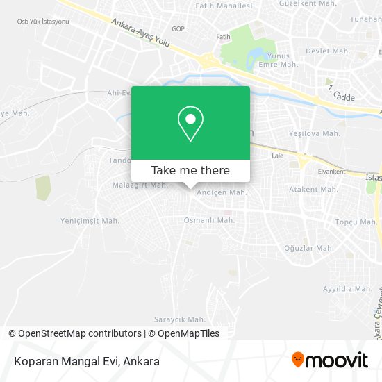 Koparan Mangal Evi map