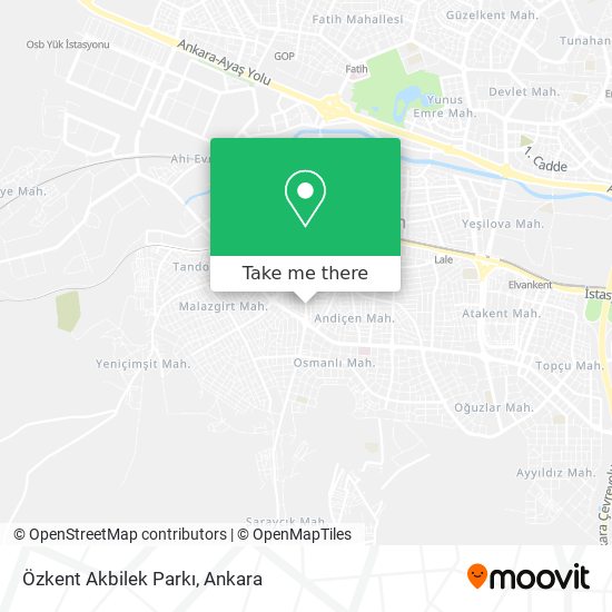 Özkent Akbilek Parkı map