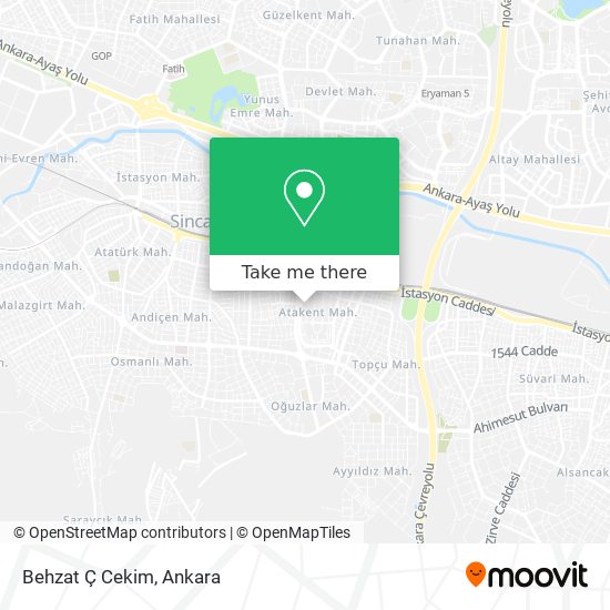 Behzat Ç Cekim map