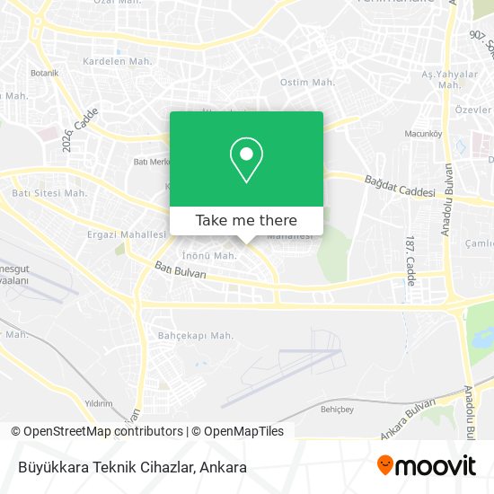 Büyükkara Teknik Cihazlar map