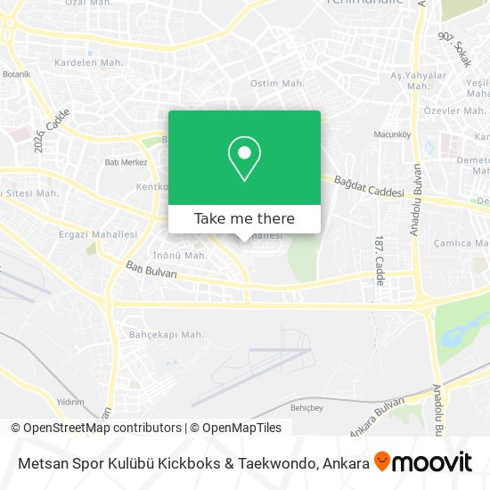 Metsan Spor Kulübü Kickboks & Taekwondo map