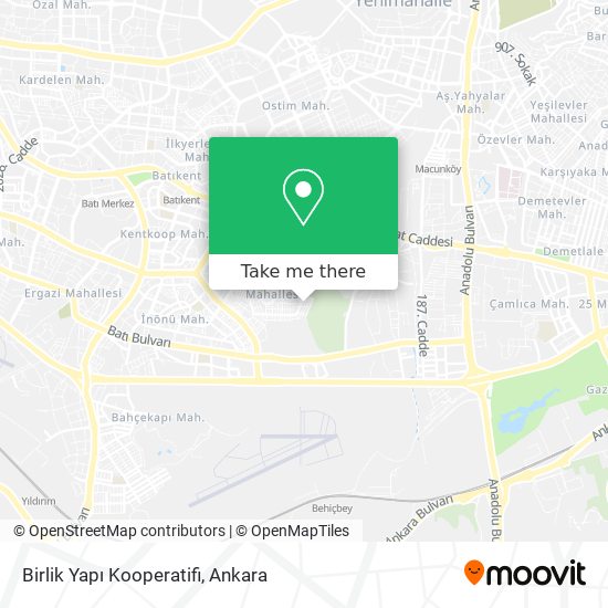 Birlik Yapı Kooperatifi map