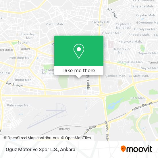 Oğuz Motor ve Spor L.S. map