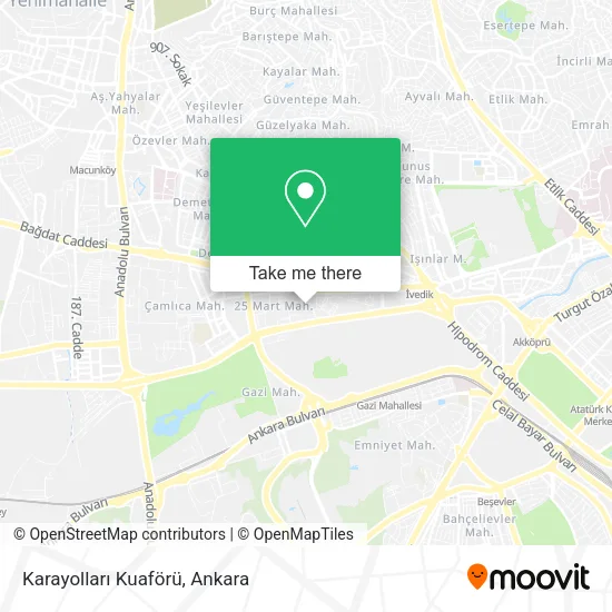 Karayolları Kuaförü map