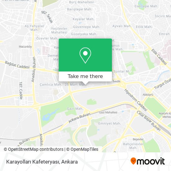 Karayolları Kafeteryası map