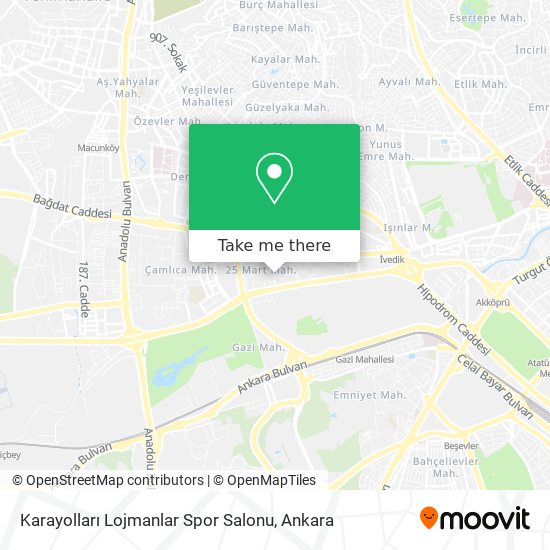 Karayolları Lojmanlar Spor Salonu map