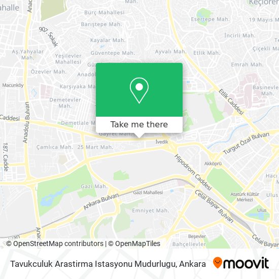 Tavukculuk Arastirma Istasyonu Mudurlugu map