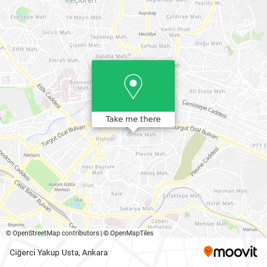 Ciğerci Yakup Usta map