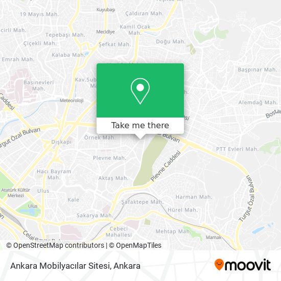 Ankara Mobilyacılar Sitesi map