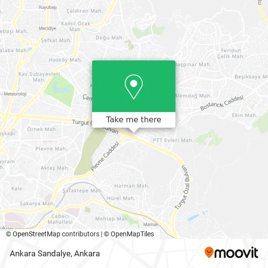 Ankara Sandalye map