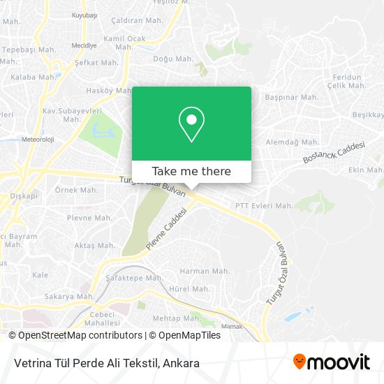 Vetrina Tül Perde Ali Tekstil map