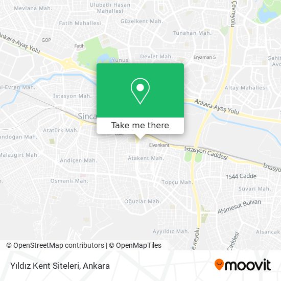 Yıldız Kent Siteleri map