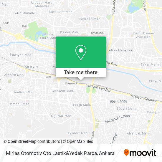 Mirlas Otomotiv Oto Lastik&Yedek Parça map