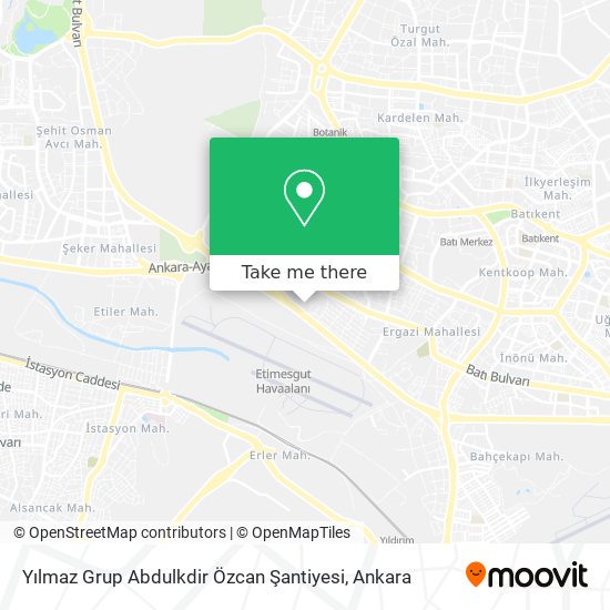 Yılmaz Grup Abdulkdir Özcan Şantiyesi map