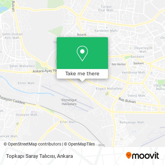 Topkapı Saray Talıcısı map