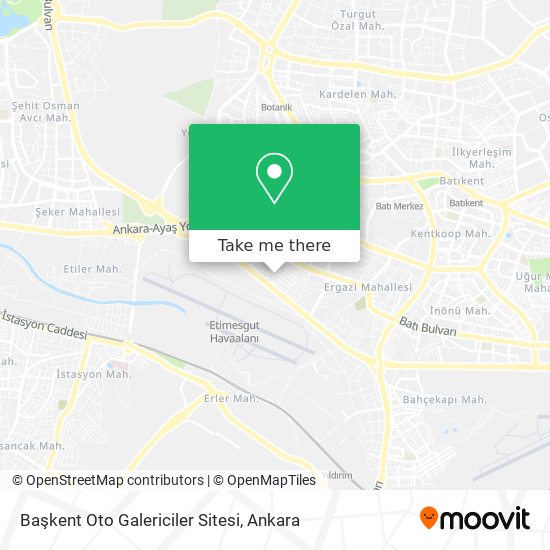 Başkent Oto Galericiler Sitesi map