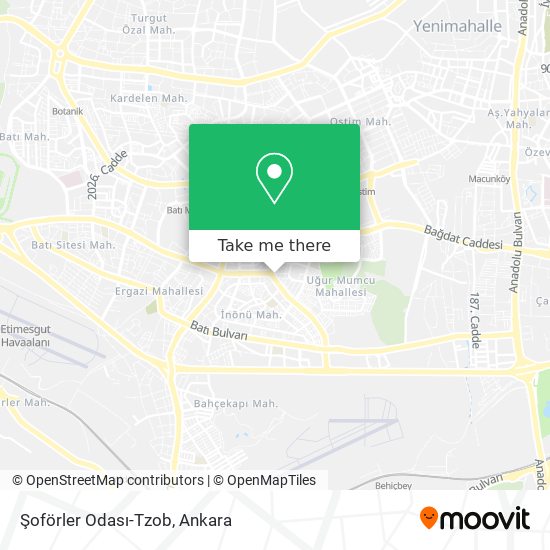 Şoförler Odası-Tzob map