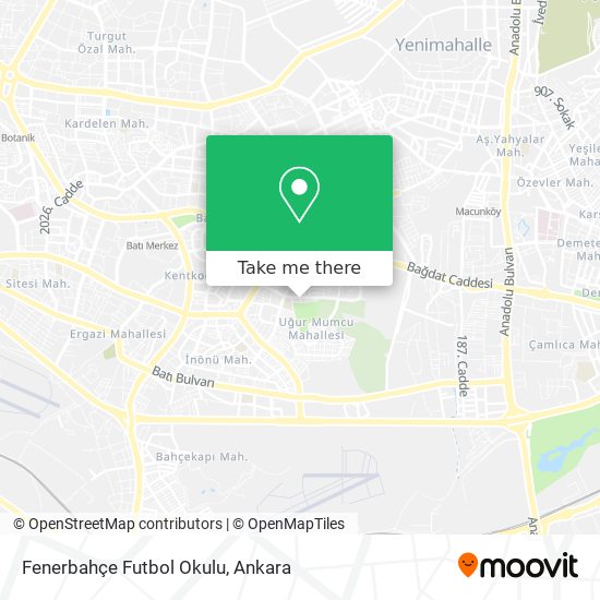 Fenerbahçe Futbol Okulu map
