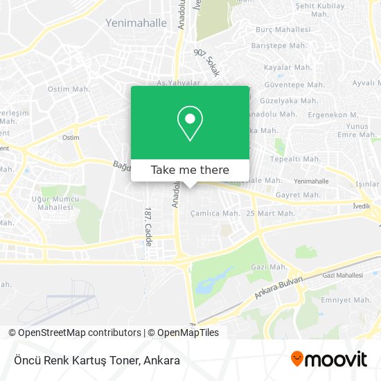 Öncü Renk Kartuş Toner map