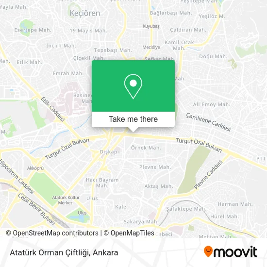 Atatürk Orman Çiftliği map