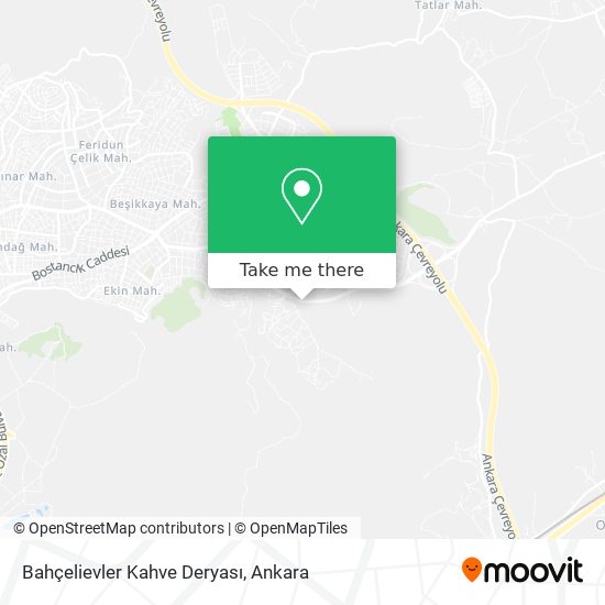 Bahçelievler Kahve Deryası map