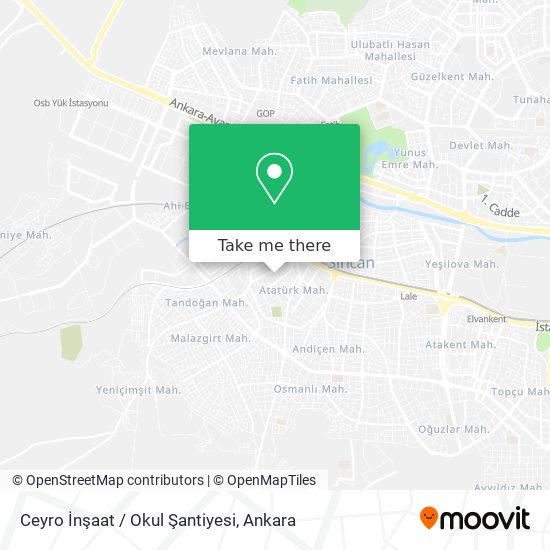 Ceyro İnşaat / Okul Şantiyesi map