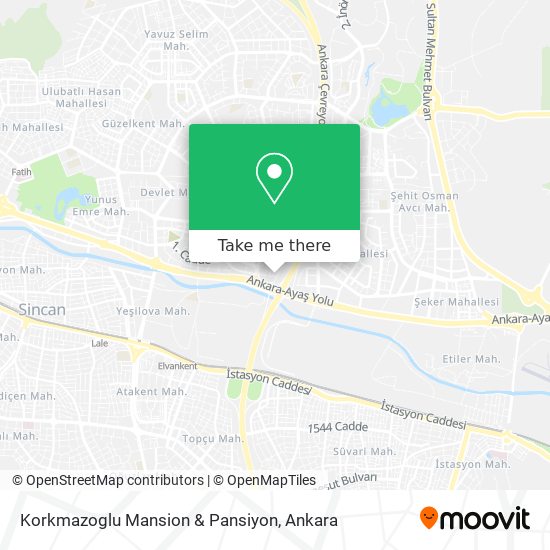 Korkmazoglu Mansion & Pansiyon map