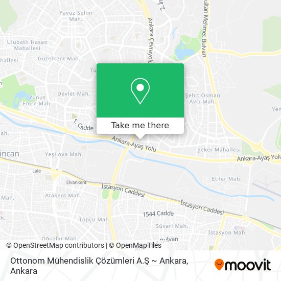 Ottonom Mühendislik Çözümleri A.Ş ~ Ankara map