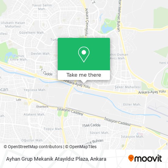 Ayhan Grup Mekanik Atayıldız Plaza map