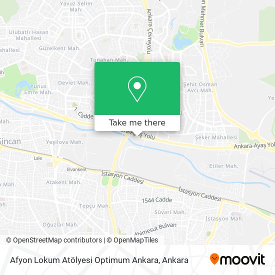 Afyon Lokum Atölyesi Optimum Ankara map